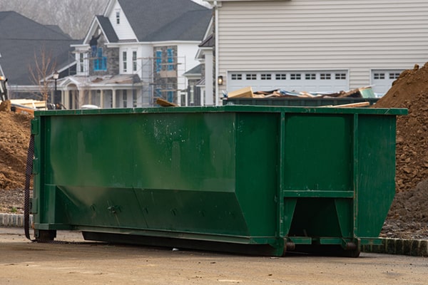 there may be additional fees for disposing of certain materials in the construction dumpsters